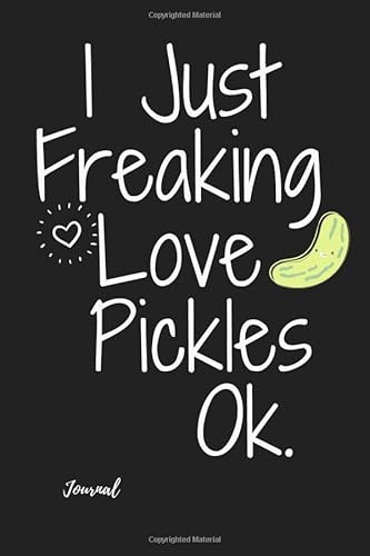 Funny Pickles Notebook Birthday Gift: Lined Notebook/ Journal Gift. 100 Page. 6x9. Soft Cover. Matte Finish