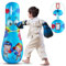 Ruiqas Aufblasbarer Sandsack für Kinder,119.4cm/47in Stabile Kinder Aufblasbare Boxsack Set Freistehender Boxspielzeug für Zuhause Training De-Stressing