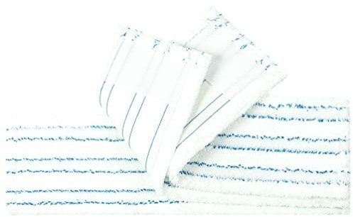 ZOLLNER24 Juego de 3 recambios para mopa, Microfibra, 10x42 cm, Rayas Azules