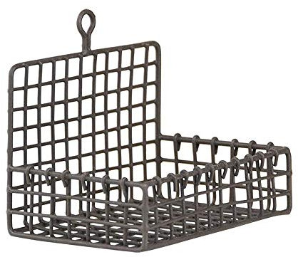 Rivanto® Draht- Seifenhalter hängend 16 x 10,5 x 13 cm, rustikal, Seifenschale aus Draht-Gestell