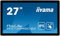 iiyama ProLite TF2738MSC-B2 - LED monitor - 27 - open frame - touchscreen - 1920 x 1080 Full HD (1080p) @ 60 Hz - A-MVA+ - 300 cd/m² - 3000:1-5 ms - HDMI, DVI, DisplayPort - speakers - black