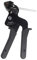 Kabelbinderpistolenwerkzeug, Kabelbinder-Spannwerkzeug, Schwarz Zange Spanner, zum Verriegeln und Schneiden der Kabelbinder aus Edelstahl, 210 x 120 x 12 mm