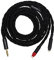 Linsoul Tripowin GranVia Cavo di Ricambio Audio per Cuffie ad Alta Purezza OFC Aggiornato,Lunghezza 1.5 m,Jack per Auricolari HD650 per HD600/HD580/HD660S/HD58X(Nero,4.4mm)