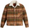 Levi's Men's Type I Sherpa Trucker Jacket, BAROLD Plaid Winter, XS