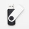 Lot de 100 clés USB 2.0 pivotantes pour stockage de données en gros Noir 1 Go