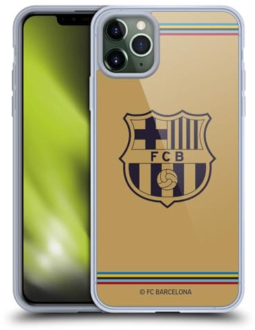 Head Case Designs Licenciado Oficialmente FC Barcelona Away 2022/23 Crest Kit Caso Funda de Gel Suave Compatible con Apple iPhone 11 Pro MAX