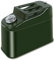 CHUNTIANMEI 10l, 20l, 25l, 30l, 35l,40l, 50l, 60l Benzinkanister Metall Verdicktem, Tragbarer Kraftstoff Kanister, Transport/lagerung/Reisen/Camping/benzindiesel,10L
