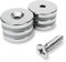 Sensei 6 pezzi Magnete con foro svasato al neodimio 20x3 mm con foro per vite, capacità di carico di 4,5 kg + 6 viti incluse nella confezione
