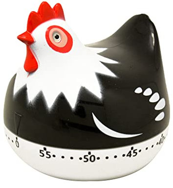 Minuteur de cuisine manuel en forme d'animal - Minuteur mécanique de 60 minutes pour salle de classe, cuisine, fitness, pâtisserie, étude, enseignement