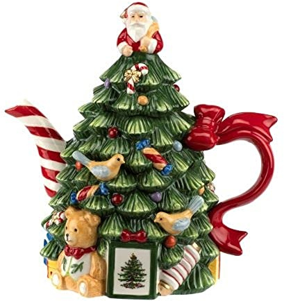 250th Anniversary Christmas Tree Figural Teapot