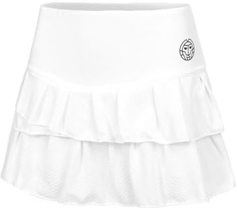BIDI BADU Damen Crew Pleated Skort - White, Größe:M