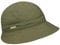 Seeberger Uni Anti-Rain Glockenhut Hut Damenhut Stoffhut Regenhut Outdoorhut (One Size - Oliv)