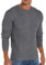 Hisir Men's Winter Cable Knit Jumpers Casual Crew Neck Warm Long Sleeve Pullover Sweater Tops for Men (Dark Grey, L)