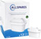 AllSpares Filterkartuschen für Wasserkannen geeignet für BRITA MAXTRA+ und MAXTRA PRO (12 Stück)