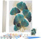 shixpiov Malen Nach Zahlen Kinder Erwachsene - Ginkgo Biloba -DIY Ölgemälde Faltenfreie Leinwand 3 Bürste und Hochwertige Acrylfarbe Geschenk 40 X 50 cm (Ohne Rahmen)