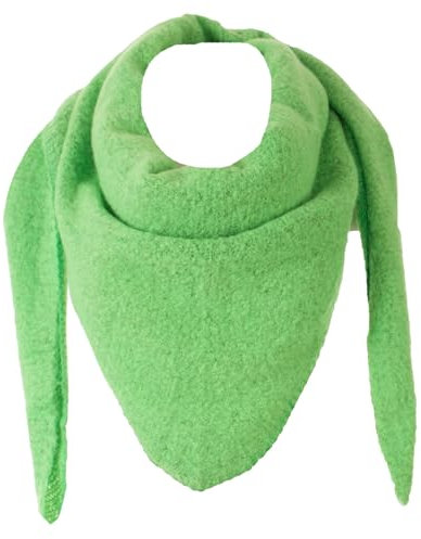 FASHION YOU WANT XXL Schal flauschig schal-tuch damen dicker dreieckstuch groß Wolle UNI Farben kuschelig (neon grün)