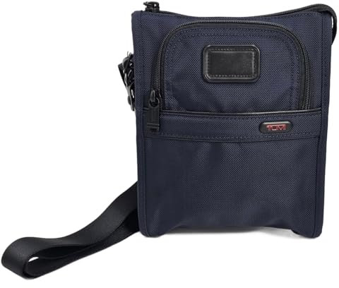 TUMI Kleine Tasche mit verstellbarem Riemen, Blau, Small