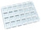 Kingke Schalter Tester Mechanische Tastatur Schaltergehäuse Tester Halterung Acryl Schalter Tester Grundrahmen 4 X 6 Raster 24 Löcher Schlüsselschalter Testzubehör