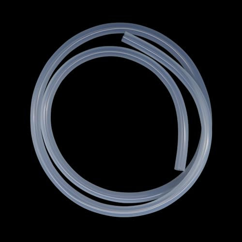 iMeistek Silikonschlauch 14mm ID x 17mm OD 2 Meter, Flexibler Lebensmitteltaugliche Schlauch Silikonschlauch Wasser Luft Schlauch Rohr Transparent
