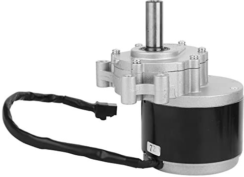 LOCADENCE Elektrischer Bürstenmotor für Rollstühle, 75 U/Min, 24 V, 250 W, Niedrige Drehzahl, Hohe Drehmomente, Umkehrbarer Elektrischer Getriebemotor, Zubehör für Rollstühle