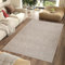 TAPISO Nizza Teppich Creme Beige Einfarbig Melange Anti Rutsch Loop-Teppich Waschbar Wohnzimmer Schlafzimmer Büro Pflegeleicht ÖKO-TEX 300 x 400 cm