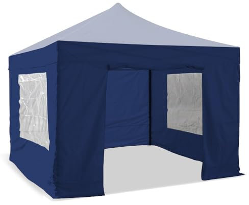 TERRE JARDIN Lot de 4 Murs pour Barnum Pliant Professionnel 3 X 4,5 M - - Bleu