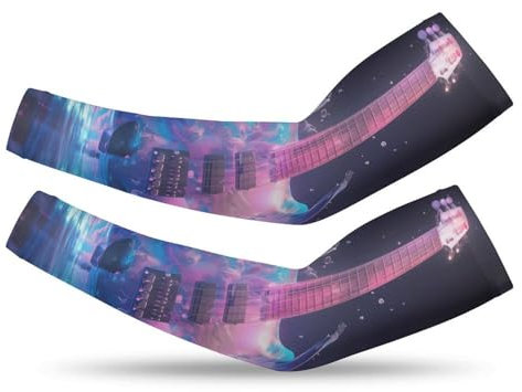 MRWQC Manguitos De Compresión Refrigerantes Manguitos Para El Brazo Guitarra Flotante Submarina Manguitos De Protección Solar Uv