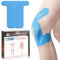 Precut Kinesiotapes - Vorgeschnitten, Tape für Knieschmerzen - hautfreundliches Physio Tape, Sporttape, 10 Stück - Blau