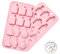 Stiesy 2Pcs 12 Cavity Magic Bottle Silicone Moulds Reusable Halloween Bottles Shape Silicone Fondant Cake Mould Skull Bottle Molds for Soap Pudding Candy Chocolate Party Decor