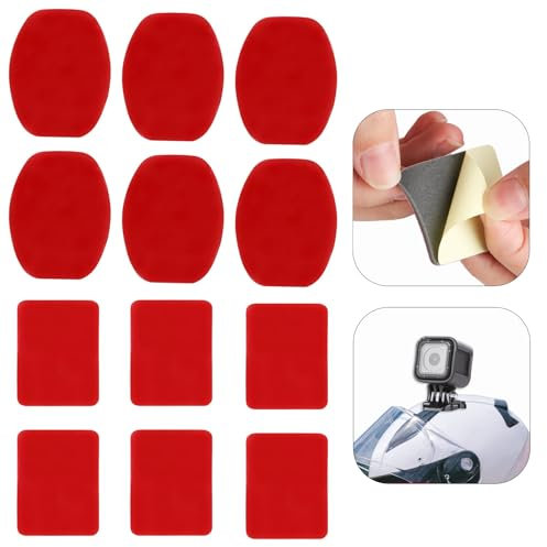 12 Pcs for Nextbase Dash Cam Sticky Pads, Dashcam Sticky Pads Double Sided Sticky Pads Adhesive Mounts, Double Sided Nextbase Adhesive Pads Sticky Mounts for GoPro Hero Action Cameras Dashcams