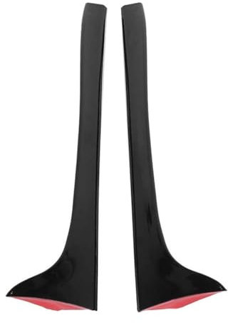 Heckspoiler Lippe Für VW Für Polo Mk5 6R 6C 2009–2017 Paar Glänzend Schwarz Hinteres Dach Seitenspoiler Flügel Passend Für Heckfenster Spiegel Heck