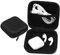 jojofuny 2pcs Small Electronic Storage Pouch Hard Shell Bag Mesh Pocket Earphone Case Power Bank Pouch Travel Organizer Bag
