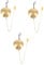 Angoily 3 Stück Schalter ziehen schalter für lampe lampen schalter Zug Schalter für Deckenleuchte aussenleuchte Lichtschalter Lichtzugschalter Badezimmerschalter-Zugschnur Holz Golden