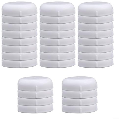 Gdfnmogo Floor Protector 32 Pack 1-1/2 Inch Wrought Iron Outdoor Patio Furniture Feet Glides Chair Table Leg Covers Black White(white)