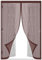 Zanzariera Magnetica 104 x 220 cm Zanzariera Magnetica per Porta Anti Zanzare Mosche Insetti Varie Taglie Zanzariere Magnetiche per Porte Finestre, Marrone