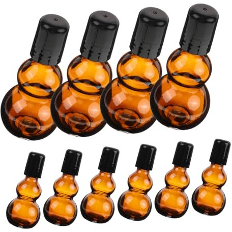 OATIPHO 10pièces Lot De Flacons Vides à Bille Pour Parfums Et Huiles Essentielles Petits Flacons Réutilisables