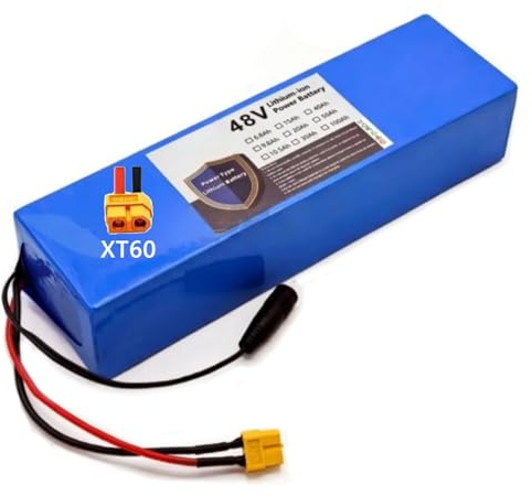 48V 10.5Ah Ebike Battery with 54.6V 2A Charger E-Bike Battery Lectric Bike Battery Pack for 750W 500W 350W 100W Electric Bicycle Scooter Wheelchair Motor 48V 10.5Ah,XT60