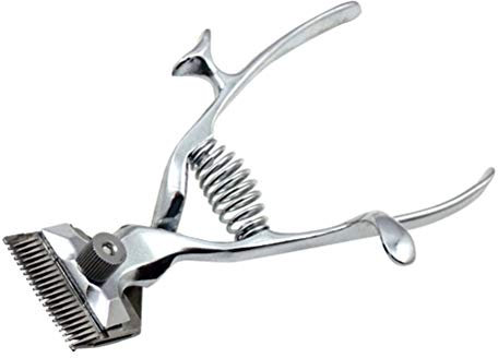 Lurrose Tondeuse à cheveux manuelle, coupe-cheveux à main, non électrique, à faible bruit