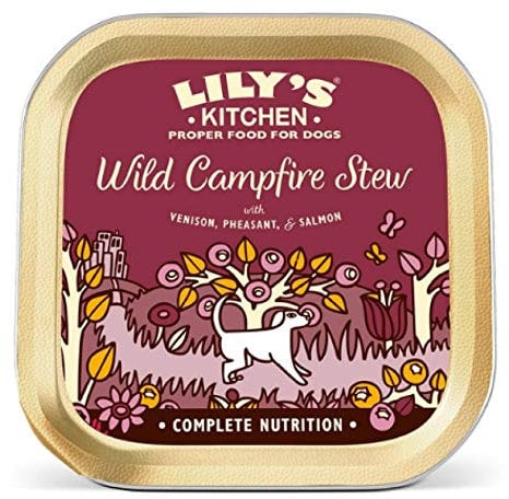 Lily's Kitchen - WILD CAMPFIRE STEW- GRAIN-FREE WET FOOD - 150g Trays x30