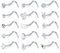 Briana Williams 15stk Nasenstecker Nasenpiercing Stecker Set Chirurgenstahl 20G Nase L Form Spirale Gerade Silber Piercing Schmuck