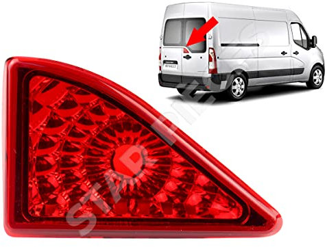 STARKIT PERFORMANCE Luz de freno trasero para Renault Master 3, Opel Movano B y Nissan NV400 (2010-2022) luz de freno adicional en la puerta trasera