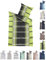 BaSaTex Microfaser Bettwäsche Set | 100% Polyester Mikrofaser | 135x200 cm + 80x80 cm | Reißverschluss | Rainer Schwarz Grün