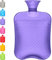 Qomfor Wärmflasche - 1,8 Liter großes Fassungsvermögen - Premium Wärmeflasche für Schmerzlinderung, Rücken, Schulter und Nacken - Ohne Bezug - [Lila]