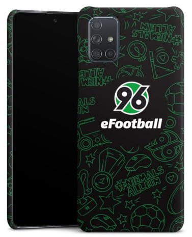 Premium Case kompatibel mit Samsung Galaxy A71 Smartphone Handyhülle Schutzhülle matt Hannover 96 Offizielles Lizenzprodukt Fanartikel