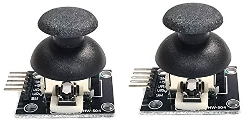 Kiro&Seeu 2PCS Joystick Breakout Module Shield PS2 Joystick Game Controller XY Dual-axis Compatible with Ar-duino Raspberry Pi
