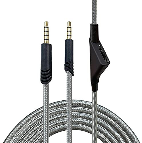 Xingsiyue Ersatz Kabel Kompatibel mit Astro A10 A40 A30 A50 Gaming Headset/PS4/Xbox One/Switch - mit Lautstärkeregler 3.5mm Audio Kabel