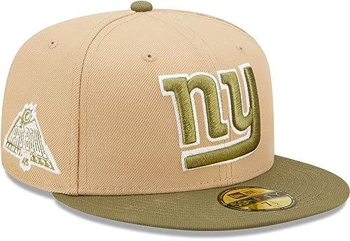 New Era 59Fifty Cap SIDEPATCH New York Giants Camel - 7 5/8