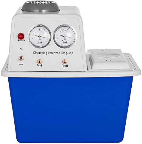 Pompa per vuoto ad acqua a circolazione d'aria, 10L Pompa per vuoto ad acqua a circolazione da tavolo per evaporatore rotante di laboratorio chimico, 60L/min, Ideale per laboratori, centri di ricerca,