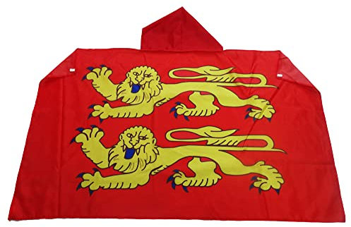 AZ FLAG Drapeau Basse-Normandie 150x90 cm - Cape Drapeau Bas-Normand France 100% Polyester avec Manches Intégrées - Body Flag 80g