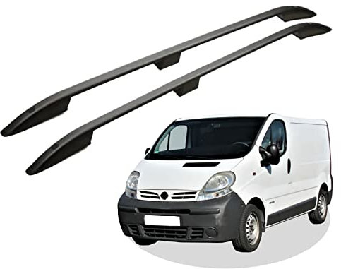 Dachreling passend für Nissan Primastar L1 kurz (SWB) Baujahr ab 2001-2015 (Schwarz) mit ABE